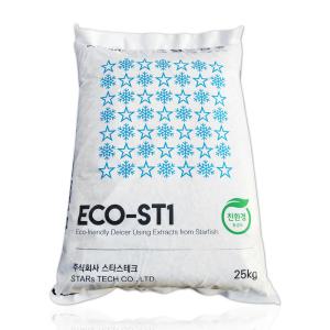 국산 친환경 제설제 스타스테크 염화칼슘(ECO-ST1) 25KG 친환경인증