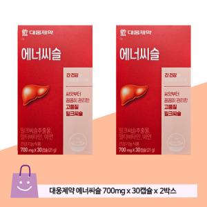 대웅제약 에너씨슬 700mg x 30캡슐 x 2박스(2 개월분) 에너시슬 밀크씨슬_WYL