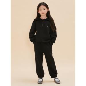 [BEANPOLE KIDS]반집업 칼라 포인트 여아 상하 세트  블랙(BI4841G035)