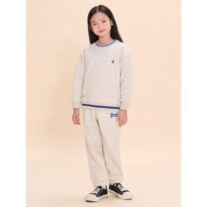 [BEANPOLE KIDS] 로고 포인트 스웨트 세트  베이지 (BI4941U05A)