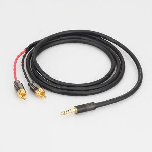 HIFI 4.4mm to 2 RCA Audio Cable 1 tp 2 splitter HIFI cable For Sony호환 NW-WM1ZA WM1A1Z PHA-1A2A Z1R