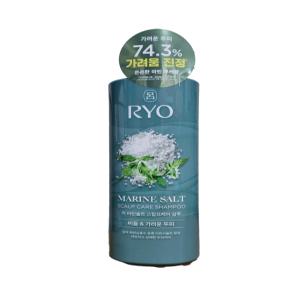 려 마린솔트 스칼프케어 비듬 가려운 두피 샴푸 750ml(그린)