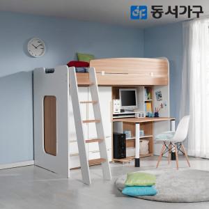 컨셉트MU-E111사다리 벙커침대 정면책상 옷장2세트 DF626509