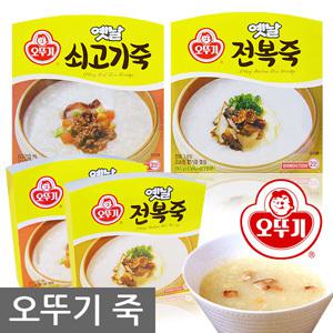 [오뚜기 죽]야채죽/쇠고기죽/호박 전복 단팥죽