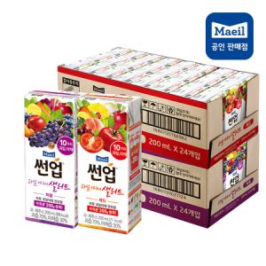 매일유업 썬업 과일야채샐러드 200ml 레드24+퍼플24(총48팩)