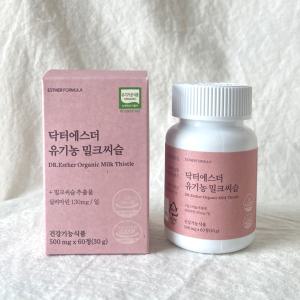 여에스더 닥터에스더 유기농 밀크씨슬 500mg x 60정 / 써클