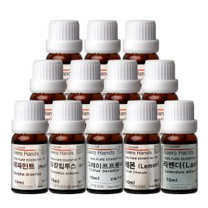 새로핸즈 천연 아로마 에센셜 오일 10ml 17종택1 라벤더 티트리