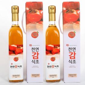 감식초 500ml 2병 항아리3년 자연 발효 감익는마을 천연식초