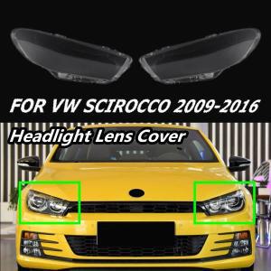 폭스바겐용 헤드라이트 쉘 커버 VW Scirocco 20092016 자동차 헤드라이트 렌즈 커버 교체 전등갓 쉘 마스크