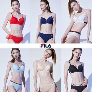 [휠라]FILA 쿨 시그니처 노와이어 브라팬티 패키지(브라팬티 6세트 + 세컨팬티 6종)