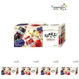 웅진 자연은프리미엄음료세트 180mL 36병/음료수/과일/쥬스/주스/병/과일주스