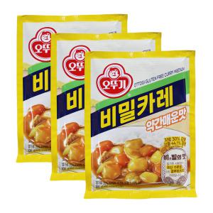 오뚜기 비밀카레 약간매운맛 100g 3개