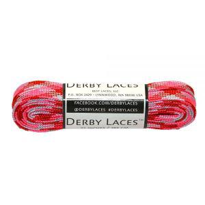 Derby Laces 핑크 카모플라주 182.9cm72인치 왁스 스케이트 레이스 롤러 더비 하키 및 아이스 부츠용 핫템