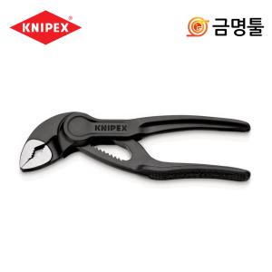 크니펙스 87 00 100 BK 워터펌프플라이어 4인치 최대벌림28mm 첼라