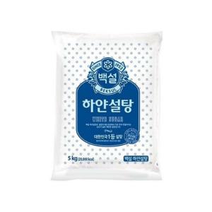 백설 하얀 설탕 5kg 1개