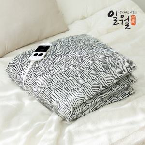 일월 힐링스타 워셔블 슬림 카본매트 탄소 전기요 분리난방 더블 140X180