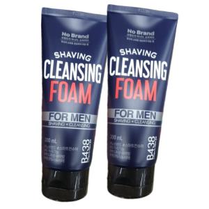 남성올인원세안제 쉐이빙앤클렌징폼 200ml x 2개 면도와세수 Shaving Cleansing