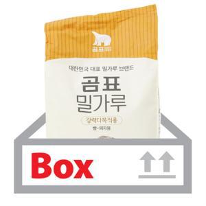 밀가루(강력) 2.5kgｘ6ea(박스)/곰표-강력분 빵/피자용  식자재 업소용 식당용 다목적