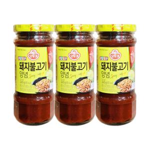 오뚜기 돼지불고기 양념 245g 3개 닭갈비 떡볶이