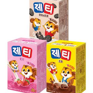 동서 제티 쿠키앤쵸코 20T+초코렛 20T +딸기 20T 총 60T