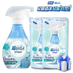 페브리즈 실내건조 프레시 클린향 용기 370ml+리필320mlX2개 강력탈취/신제품