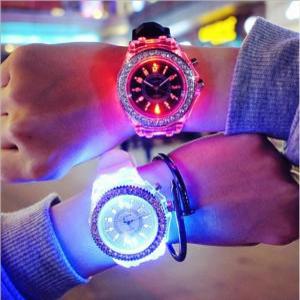 LED 여자아이 스포츠 아동 손목 시계공부 유아 키즈 시게 가지 교육용 8 선물 Relojes 초등 쿼츠 야광 학？