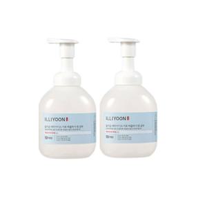 일리윤 세라마이드 아토 버블 워시 앤 샴푸 400ml 2개