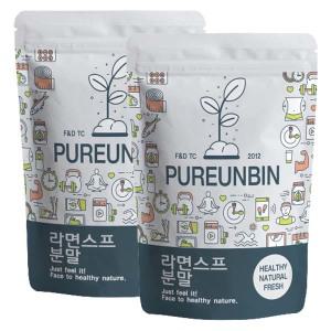 [소비기한 임박] 푸른빈 라면스프 분말 가루, 500g, 2개