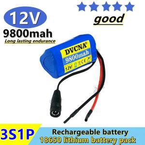 18650 리튬 배터리 팩 충전식 보드 보호 12.6V1A 포함 9800mAh 3S1P