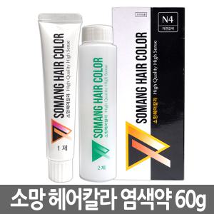 소망 헤어칼라 염색약60g/염모제/웰라/로레알 마지렐