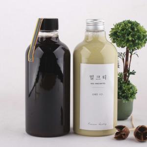 WH40 500ml 100개 더치병  원터치마개 더치커피병 페트병 밀크티병 더치용기 공병 플라스틱병