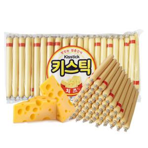 롯데 청춘간식 체다치즈 키스틱 15g 100p