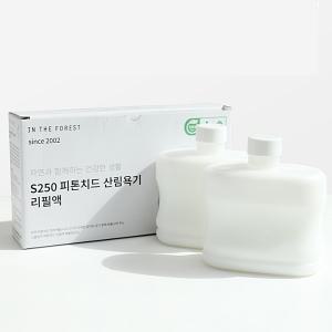 숲에서 S200 S250 피톤치드 휘산기 산림욕기 천연 편백 리필액 600ml 4통