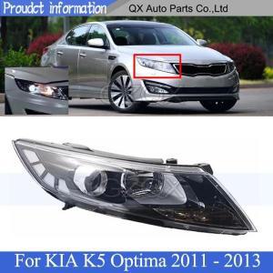 CAPQX 앞 범퍼 헤드 라이트 램프 KIA K5 Optima 2011 2012 2013 헤드 램프 라이트 전조등 프론트 범퍼 헤드