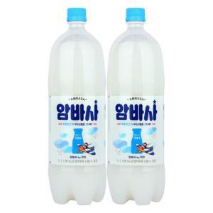 [코카콜라] 암바사 밀크소다 음료 1.5L, 12페트