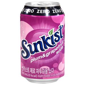 썬키스트 제로 자두 자몽 소다 355ml x 24캔