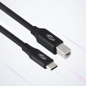 USB C to B 변환케이블 노트북 프린터 외장하드 연결잭 커넥터 파워 롱케이블 긴 단자 스마트폰 전원 연결