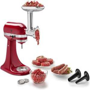 키친에이드 KitchenAid  KSMMGA 금속 푸드 그라인더 어태치먼트  실버