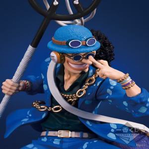 애니메이션 원피스 Usopp 피규어 20 주년 블루 세트 인형 모델 장난감 선물 컬렉션 액톤 PVC 11cm