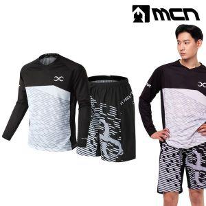 [NS홈쇼핑]MCN 자전거의류세트 블랙아웃 산악 오프로드 MTB[32058681]