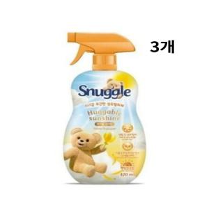 스너글 섬유탈취제 허거블선샤인 470ml 3개