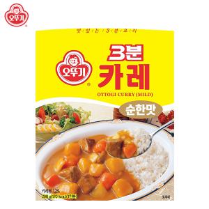 오뚜기 3분 카레 순한맛 200gx24개(1box)/3분카레