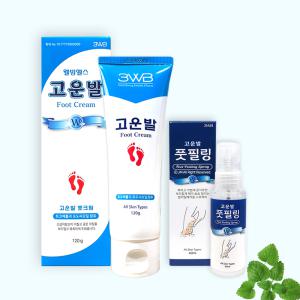 고운발 풋필링스프레이40ml+고운발 풋크림120g set