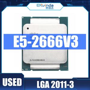 제온 E5 2666 V3 2666V3 프로세서, SR1Y7 2.9Ghz, 10 코어 135W LGA 2011-3 CPU