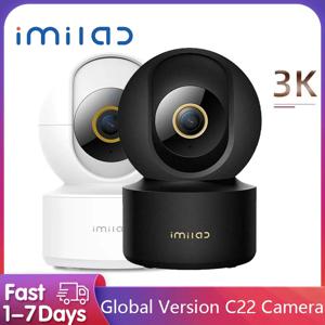 글로벌 IMILAB C22 보안 카메라, 강력한 AI 알고리즘 CCTV 보안 보호 실내 IP 카메라, 지지대 Mi Homes 앱, 3K