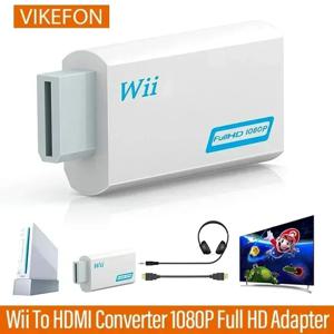 PC HDTV 모니터용 비디오 오디오 커넥터, Wii-HDMI 호환 컨버터, 1080P 풀 HD 어댑터, Wii2 HDMI 호환, 3.5mm