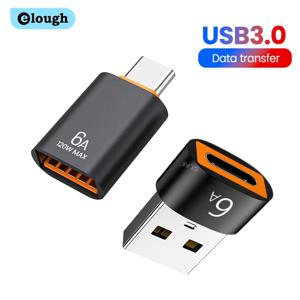 Elough USB 3.0-C타입 어댑터 OTG 수-USB 암 변환기, 노트북용 USB 어댑터, 삼성 샤오미