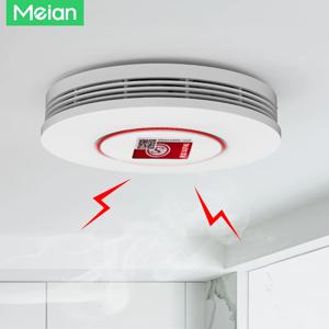 Meian Tuya Zigbee 연기 센서, 화재 방지 연기 감지기, 화재 경보, 가정 보안 시스템, 소방관 작업, 스마트 라이프