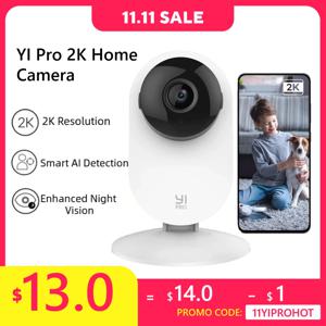 YI 프로 홈 감시 카메라, 스마트 홈, 아기 애완 동물 모니터, 보안 보호, 알렉사 호환, 3MP IP CCTV, 2K 와이파이