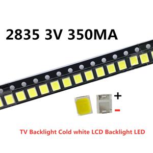 오리지널 2835 3528 1210, TV 백라이트 수리용 SMD LED, 콜드 화이트 LCD 백라이트 LED, 3V, 2W, 100 개